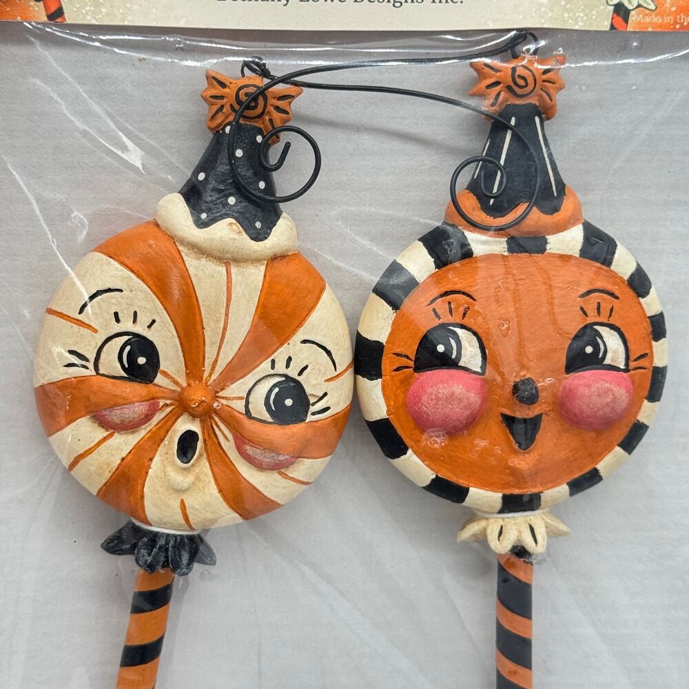 Bethany Lowe Johanna Parker Spooky Sweet Treat Halloween Merrymint Ornaments New - Picture 6 of 6